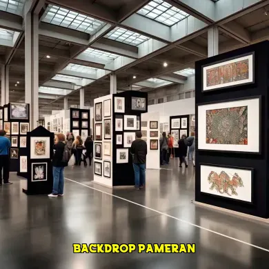 backdrop pameran